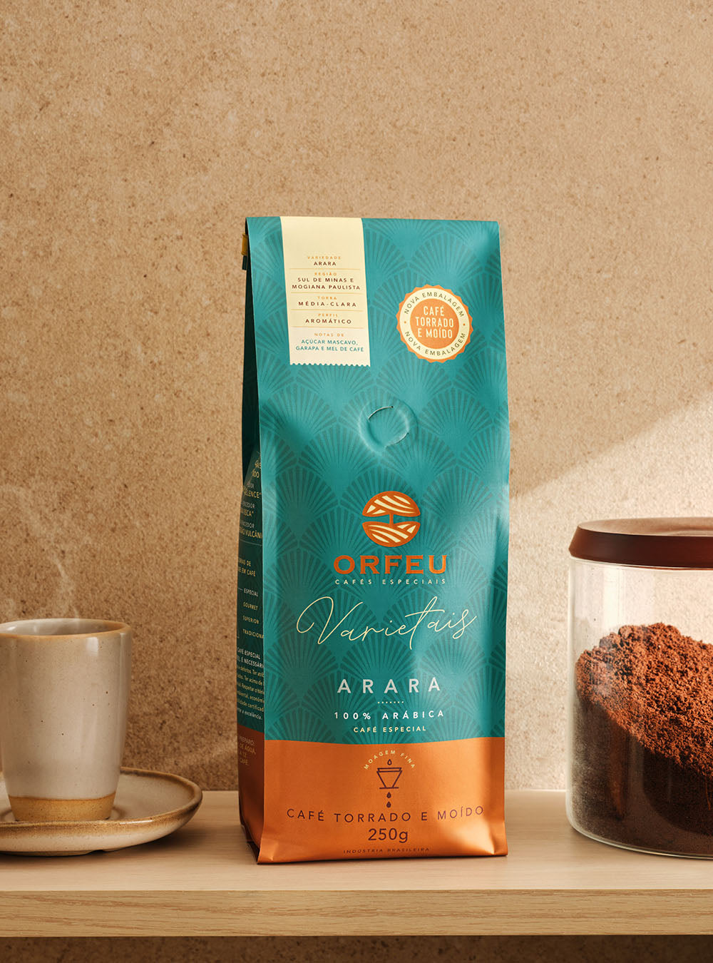 Café Orfeu Arara Torrado e Moído 250g