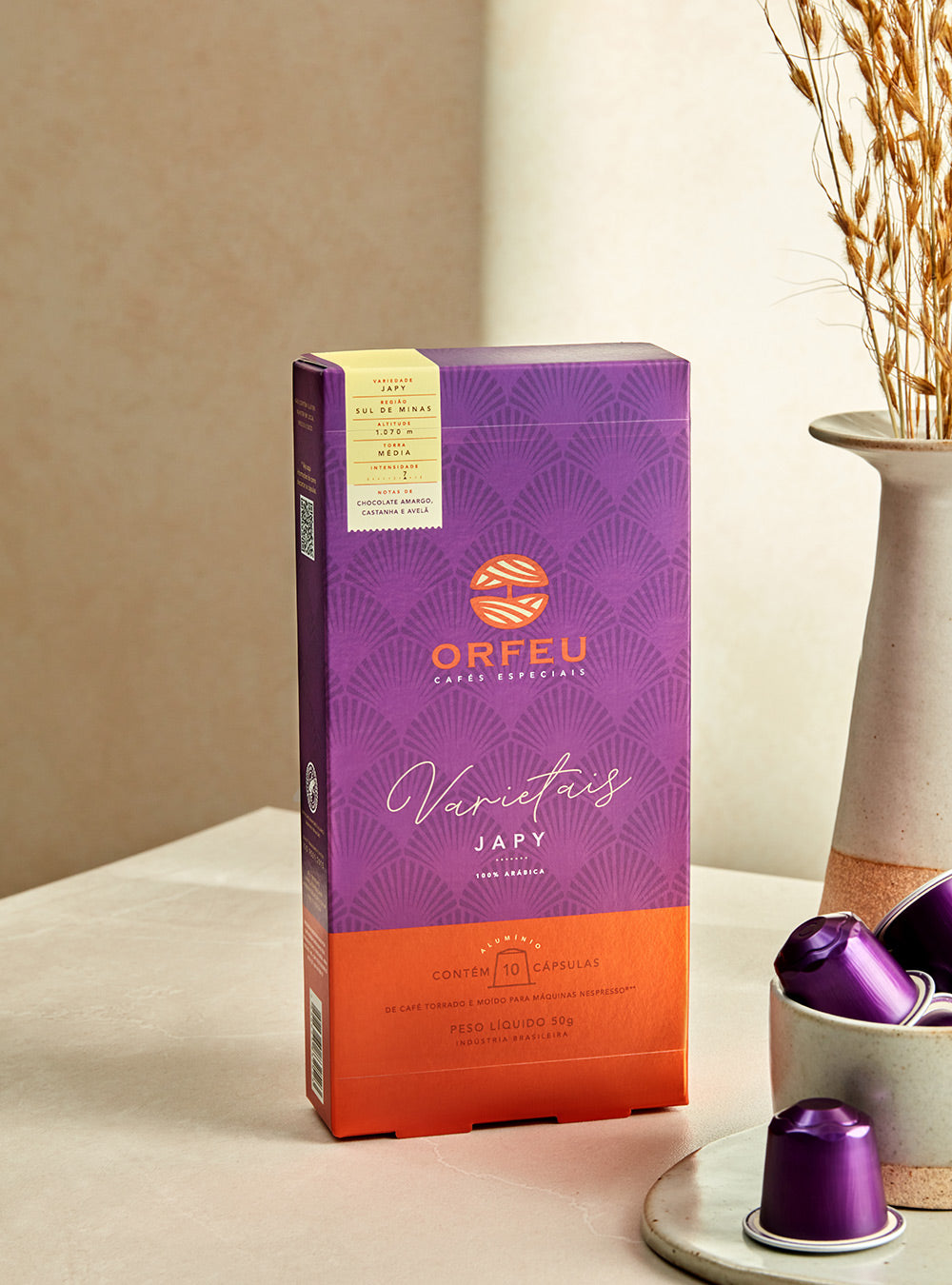Cápsulas Orfeu Japy Compatíveis Nespresso® 10 Unidades