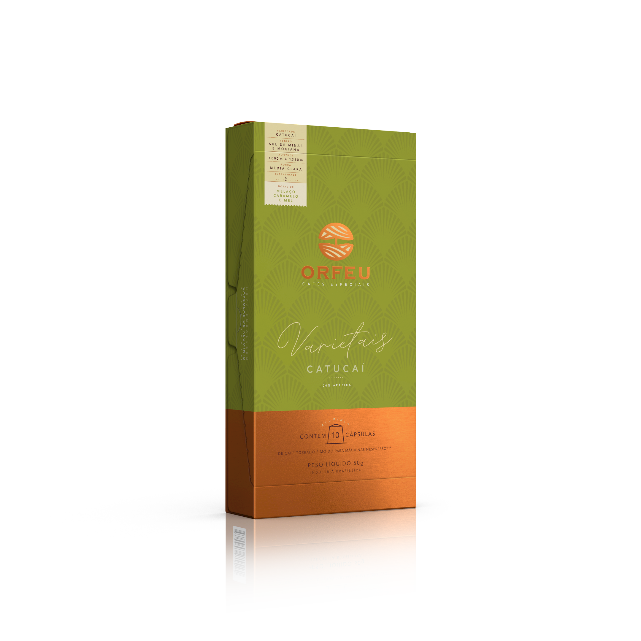 Cápsulas Orfeu Catucaí Compatíveis Nespresso® 10 Unidades