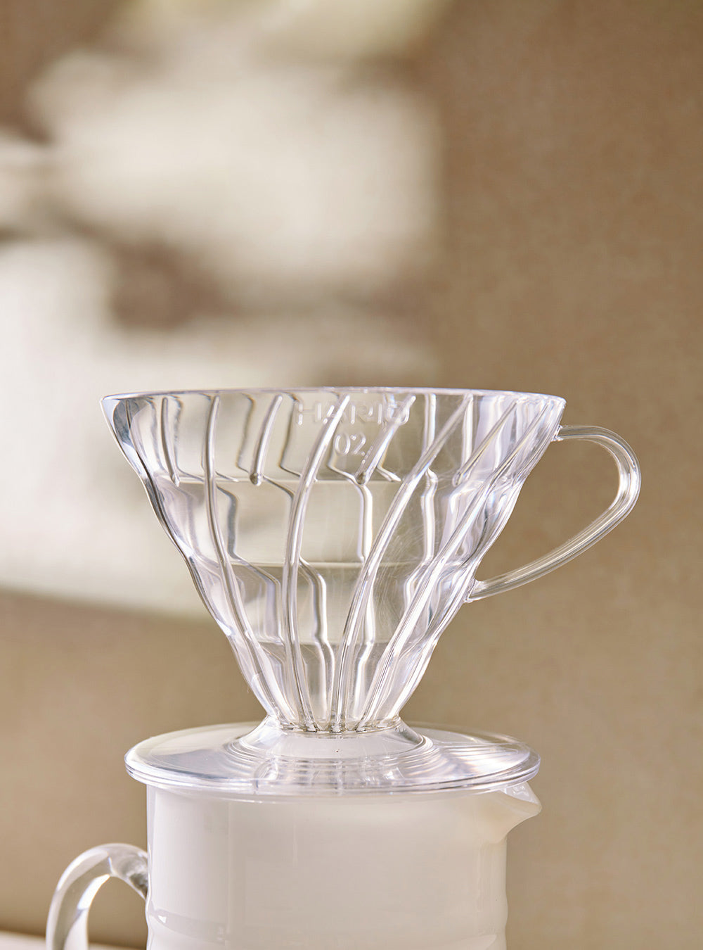 Suporte para Filtro Hario V60-02 – Acrílico Transparente