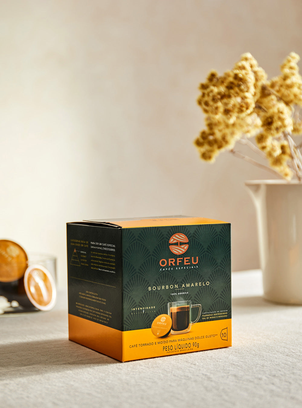 Cápsulas compatíveis Dolce Gusto®* Bourbon Amarelo 10uni