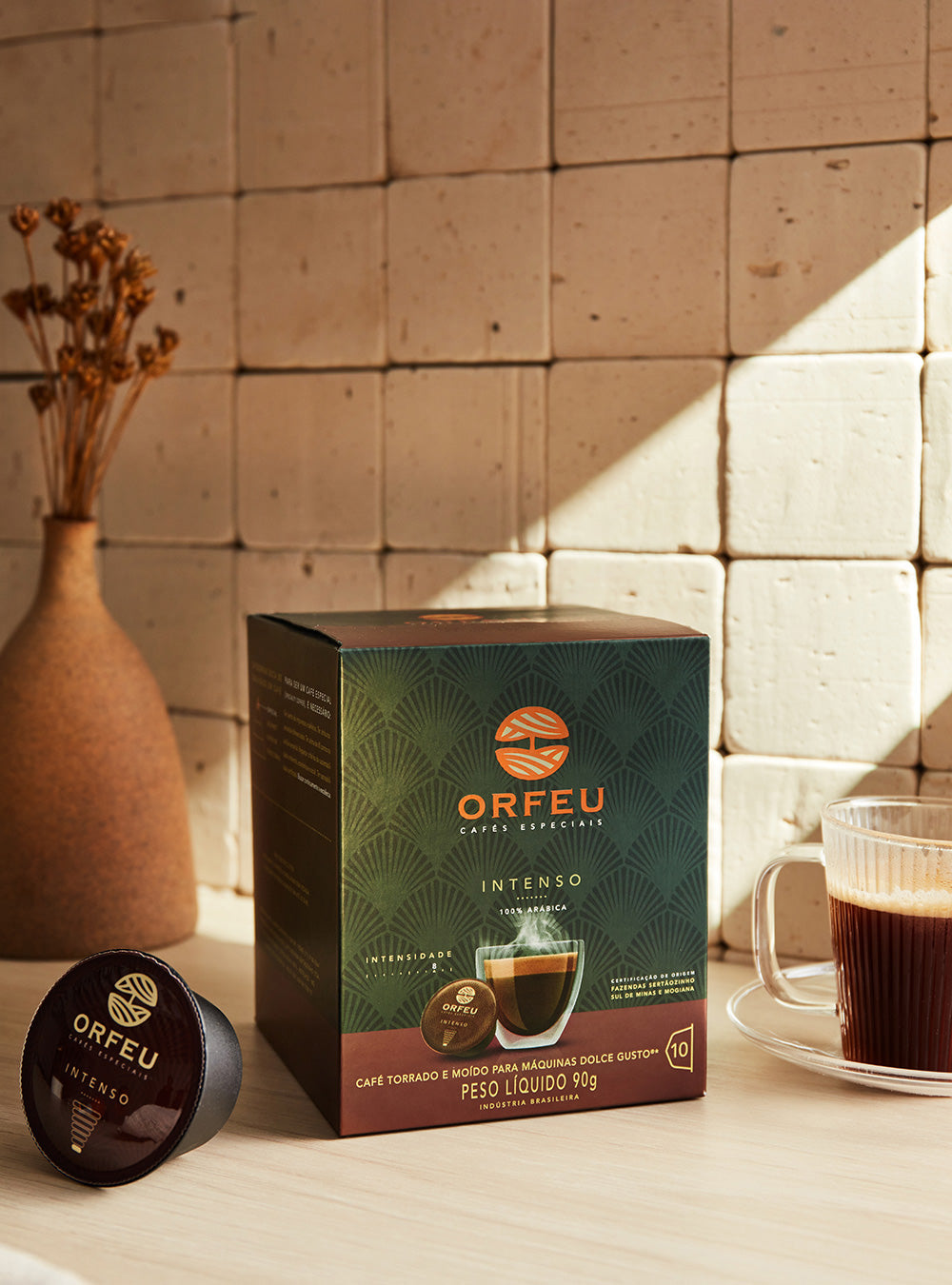 Cápsulas compatíveis Dolce Gusto®* Intenso 10uni