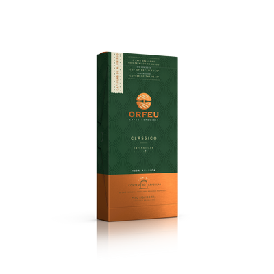 Cápsulas Orfeu Clássico Compatíveis Nespresso® 10 Unidades