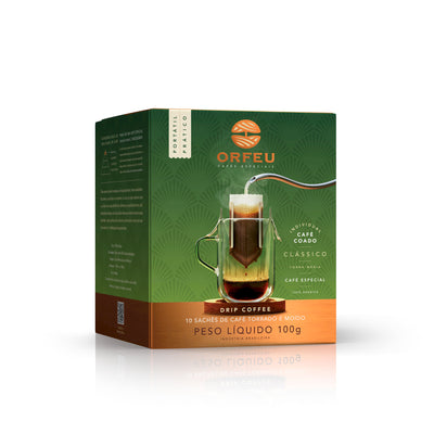 Drip Coffee Orfeu Clássico 10 Sachês