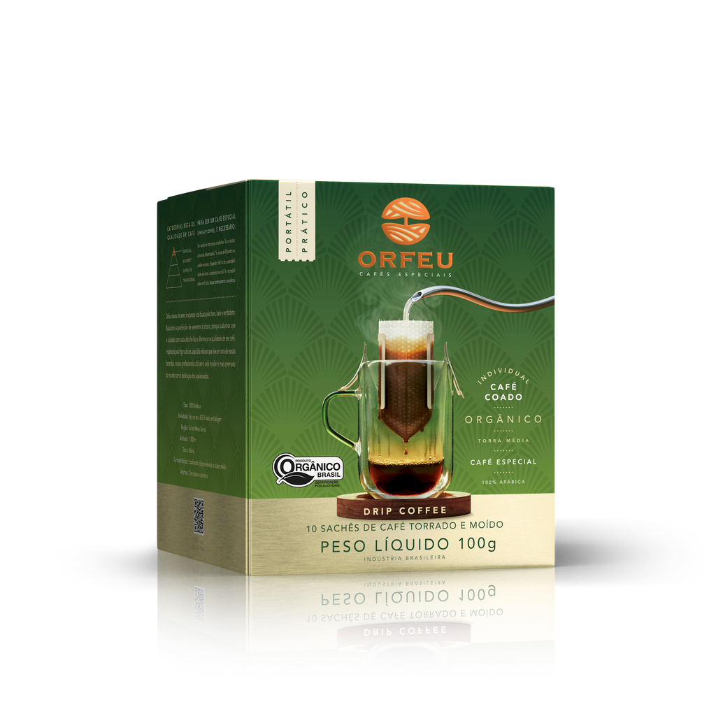 Orfeu Organic Drip Coffee 10 Sachets