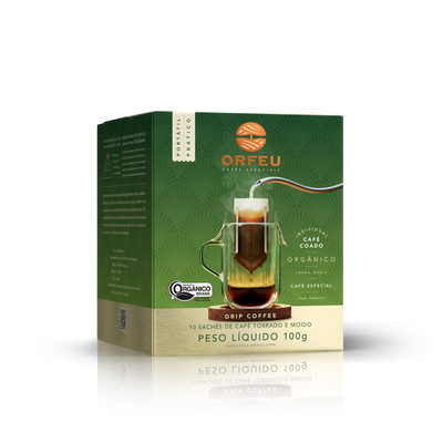 Drip Coffee Orfeu Orgânico 10 Sachês