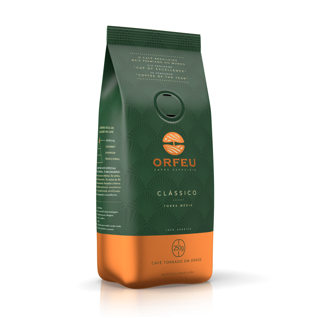 Café Orfeu Clássico em Grãos 250g
