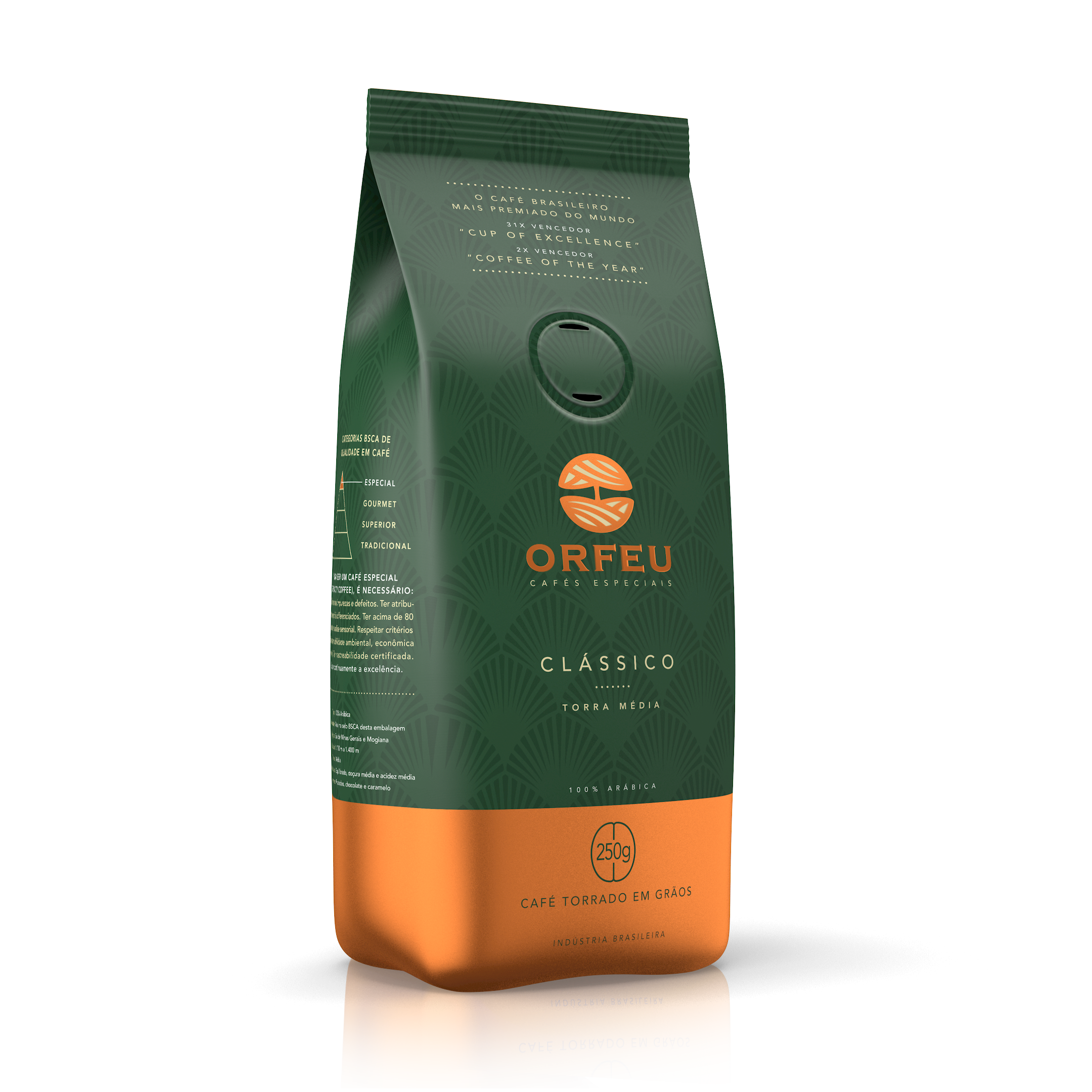 Café Orfeu Clássico em Grãos 250g