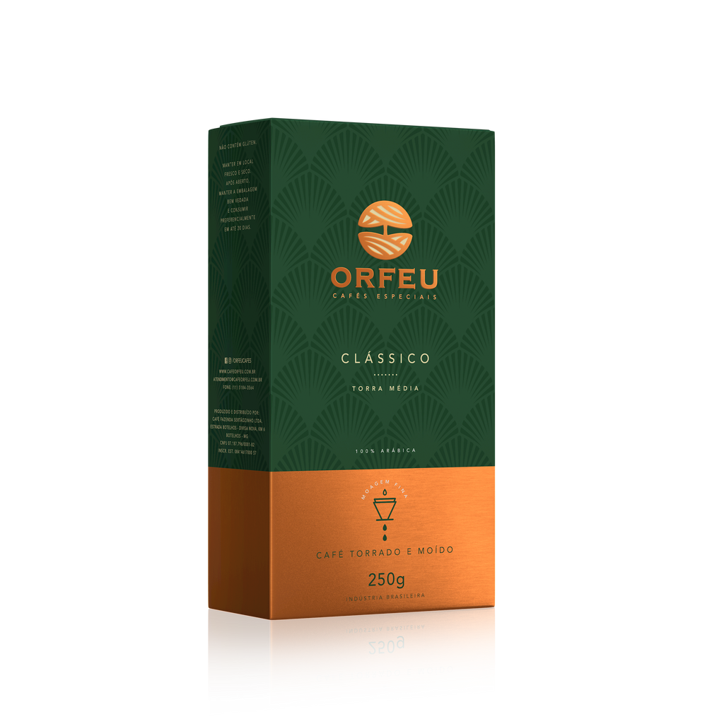 Café Orfeu Clássico Torrado e Moído 250g