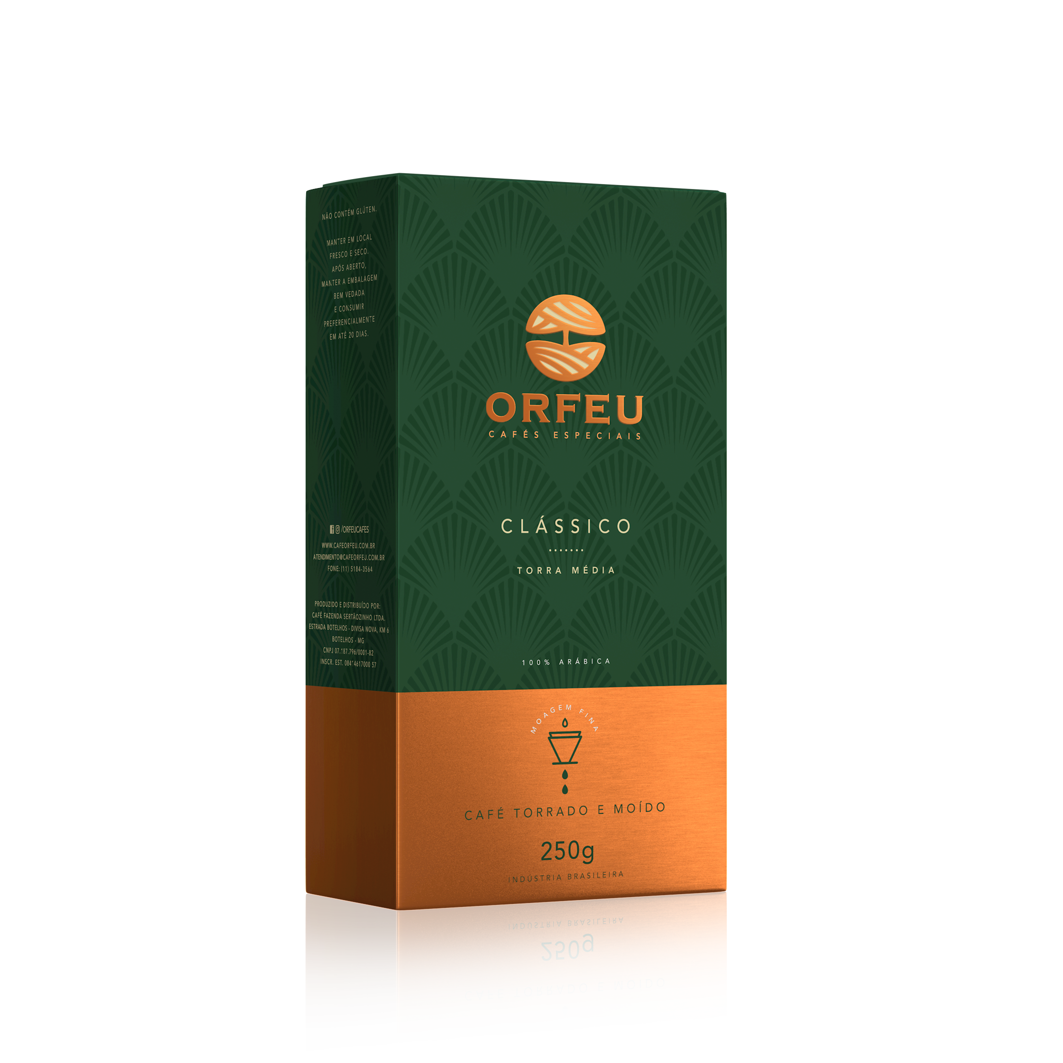 Café Orfeu Clássico Torrado e Moído 250g