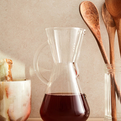Passador de Café Chemex com Alça de Vidro 450ml