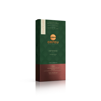 Cápsulas Orfeu Intenso Compatíveis Nespresso® - 10 Unidades