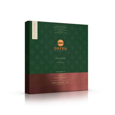 Cápsulas Orfeu Intenso Compatíveis Nespresso®* 20 Unidades