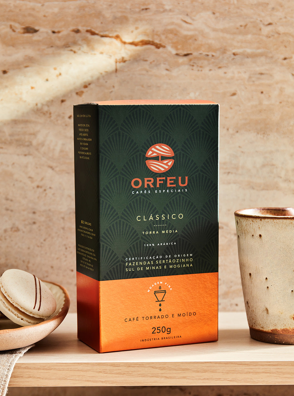 Kit Café Moído Orfeu Clássico – 5 Pacotes de 250g