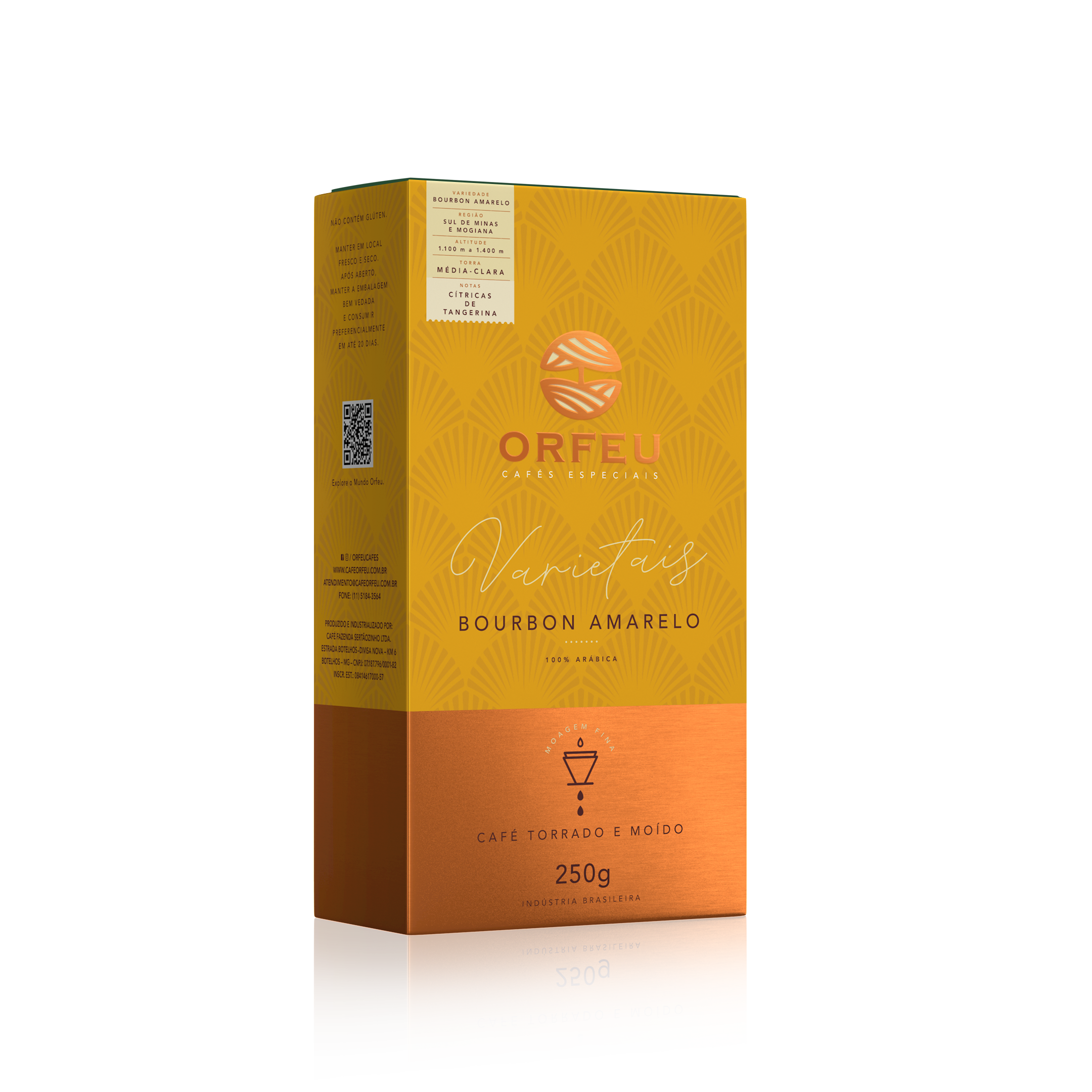 Café Orfeu Bourbon Amarelo Torrado e Moído 250g