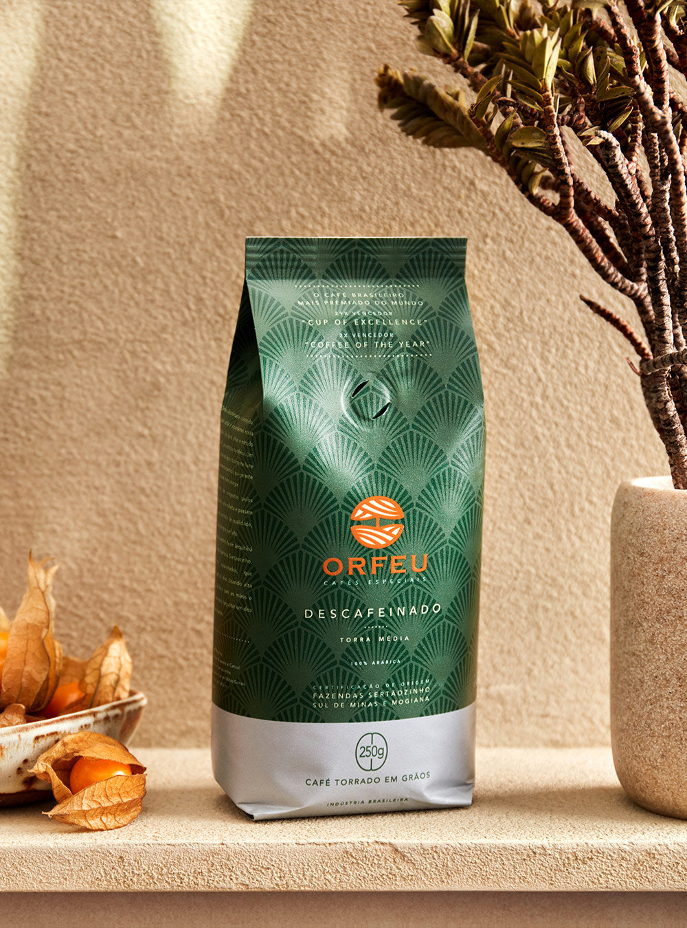 Café Orfeu Descafeinado em Grãos 250g