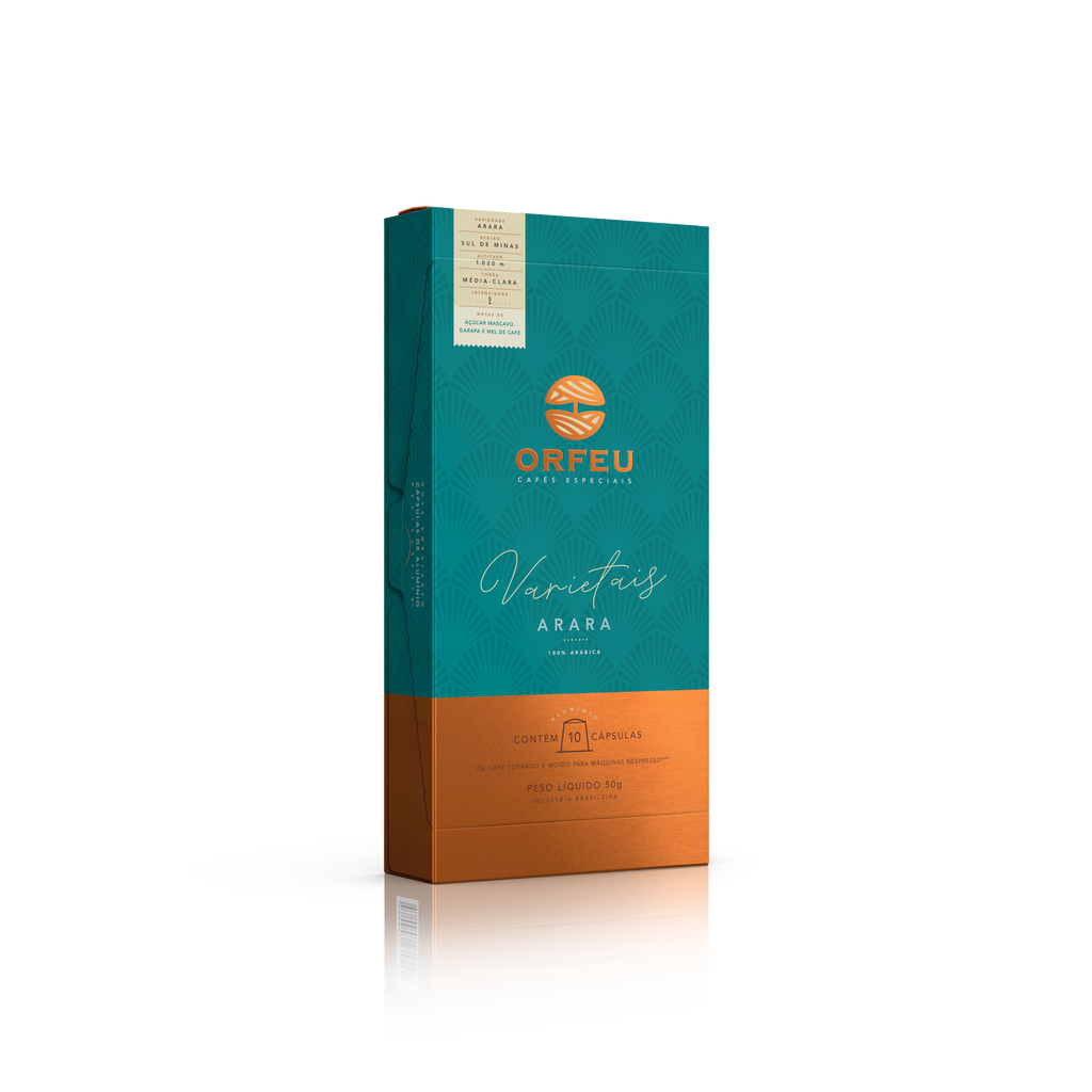 Cápsulas Orfeu Arara Compatíveis Nespresso® 10 Unidades