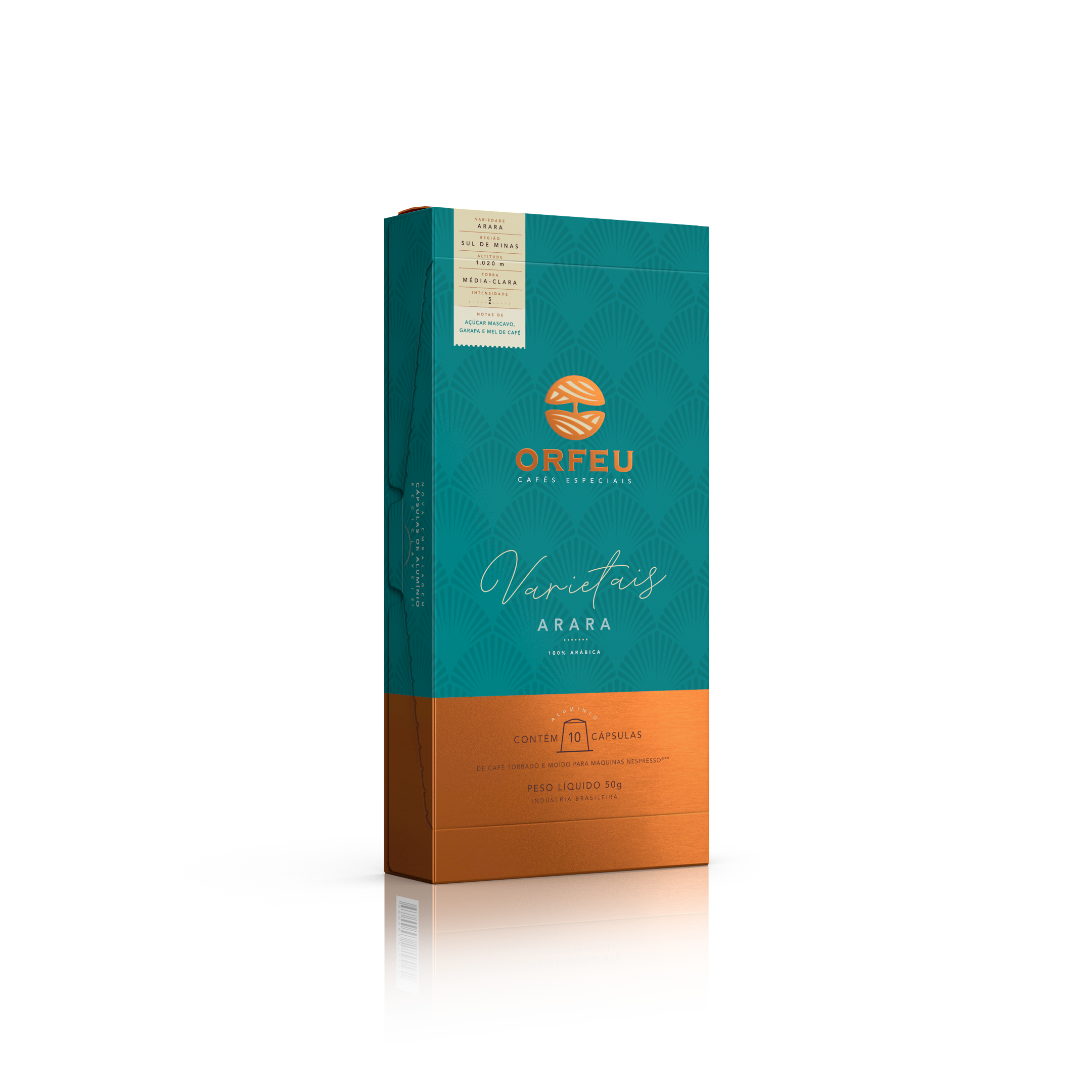 Cápsulas Orfeu Arara Compatíveis Nespresso® 10 Unidades