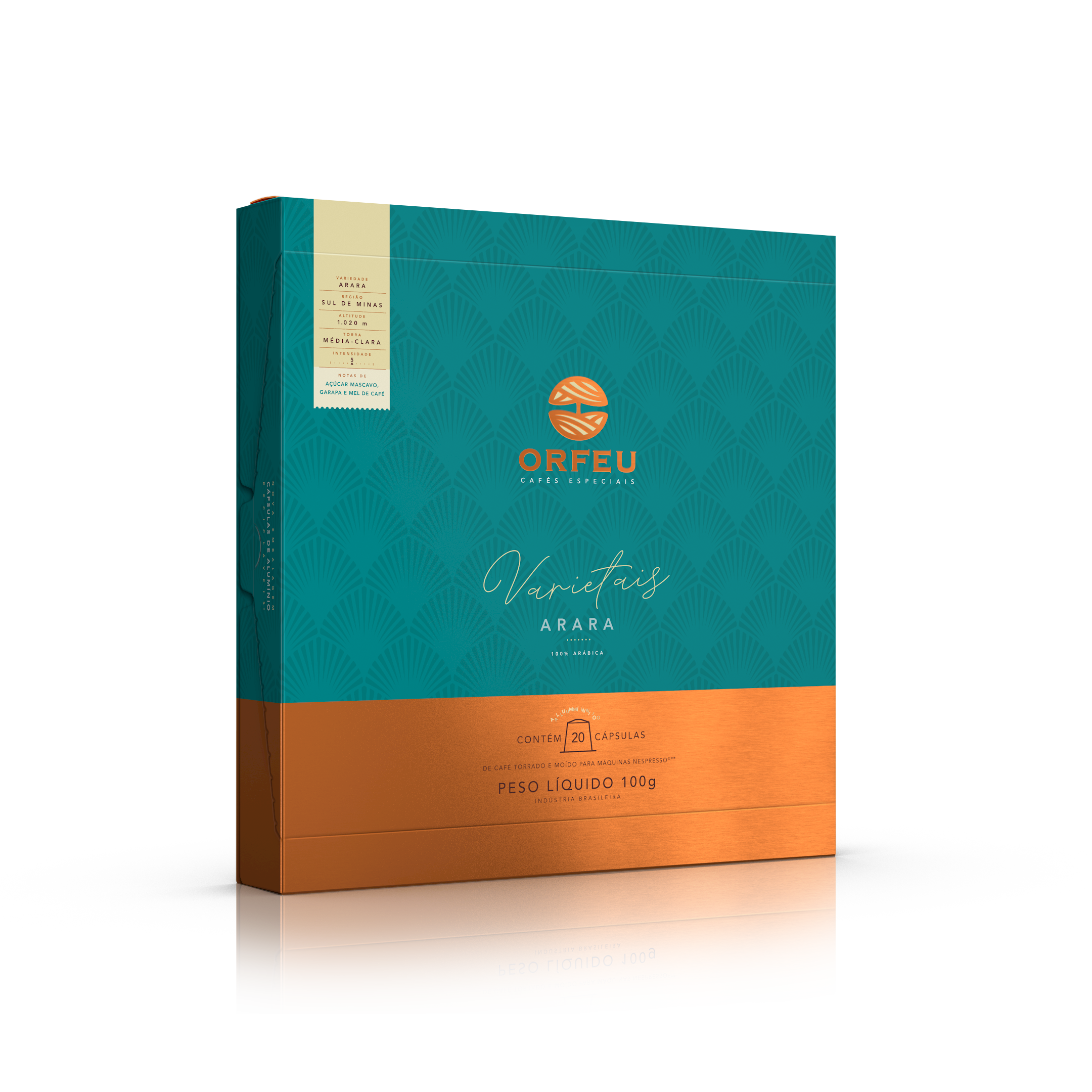 Cápsulas Orfeu Arara Compatíveis Nespresso® 20 Unidades