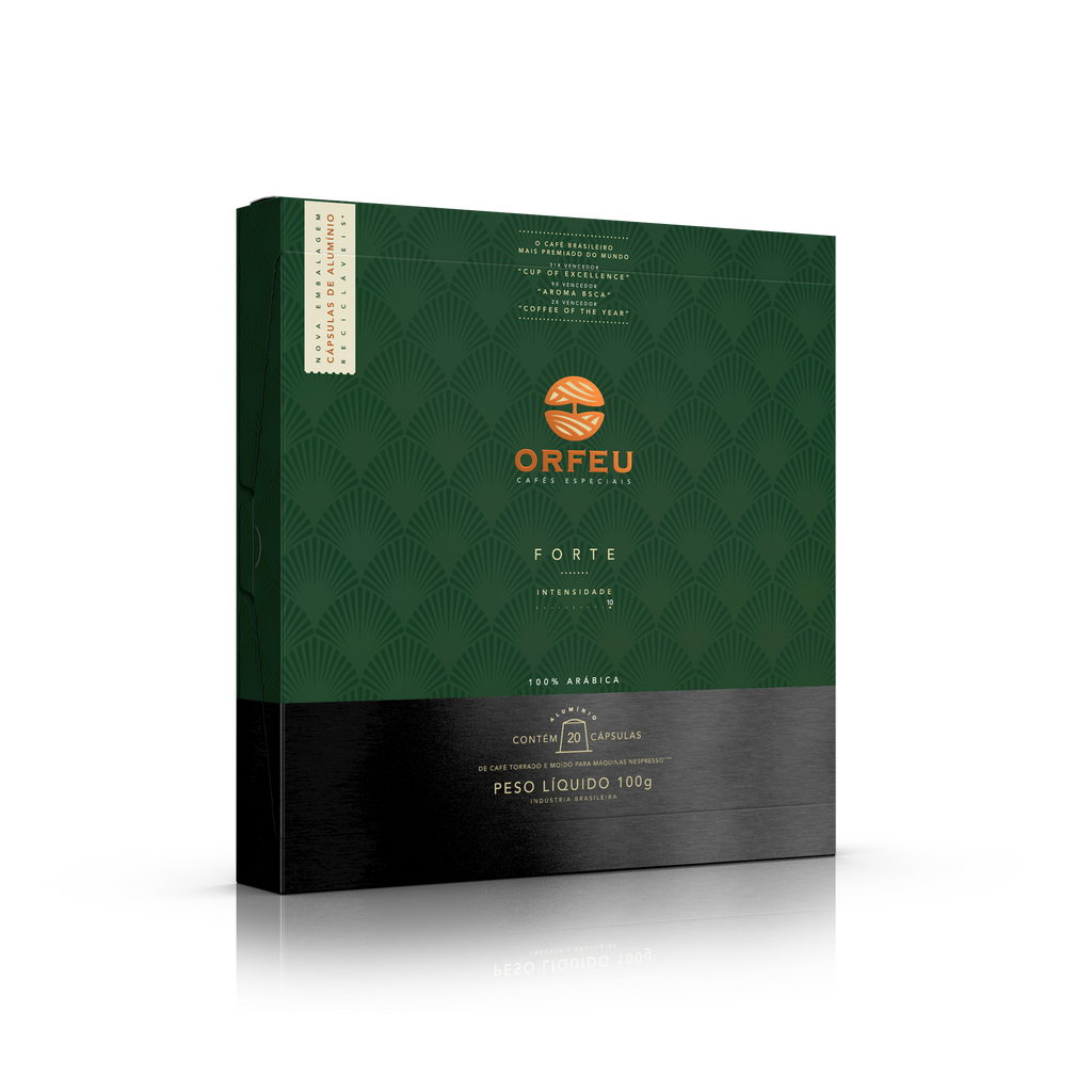 Orfeu Forte Nespresso® Compatible Capsules 20 Units
