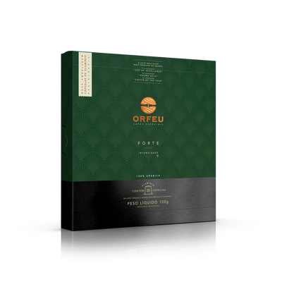 Cápsulas Orfeu Forte Compatíveis Nespresso®* 20 Unidades