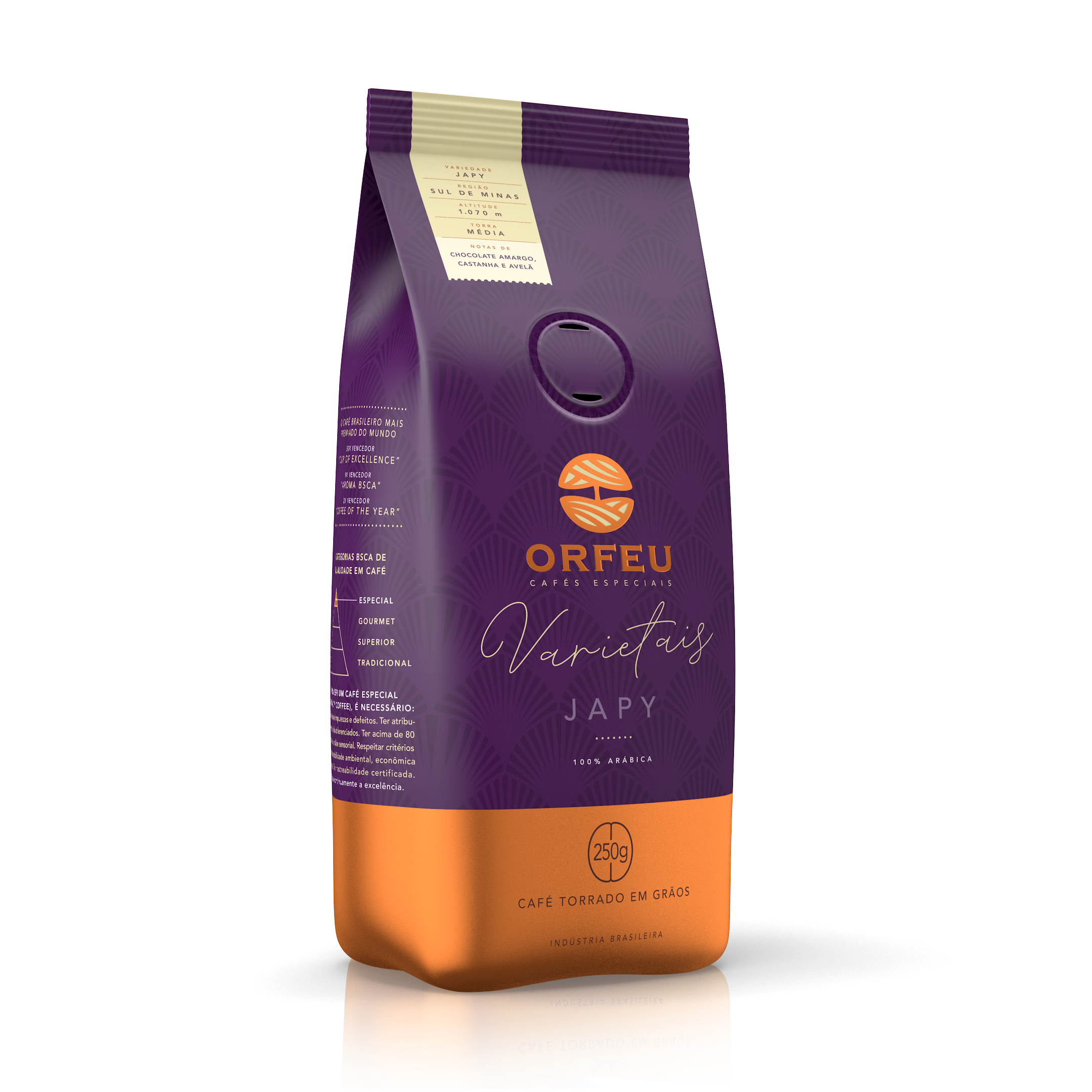 Café Orfeu Japy em Grãos 250g