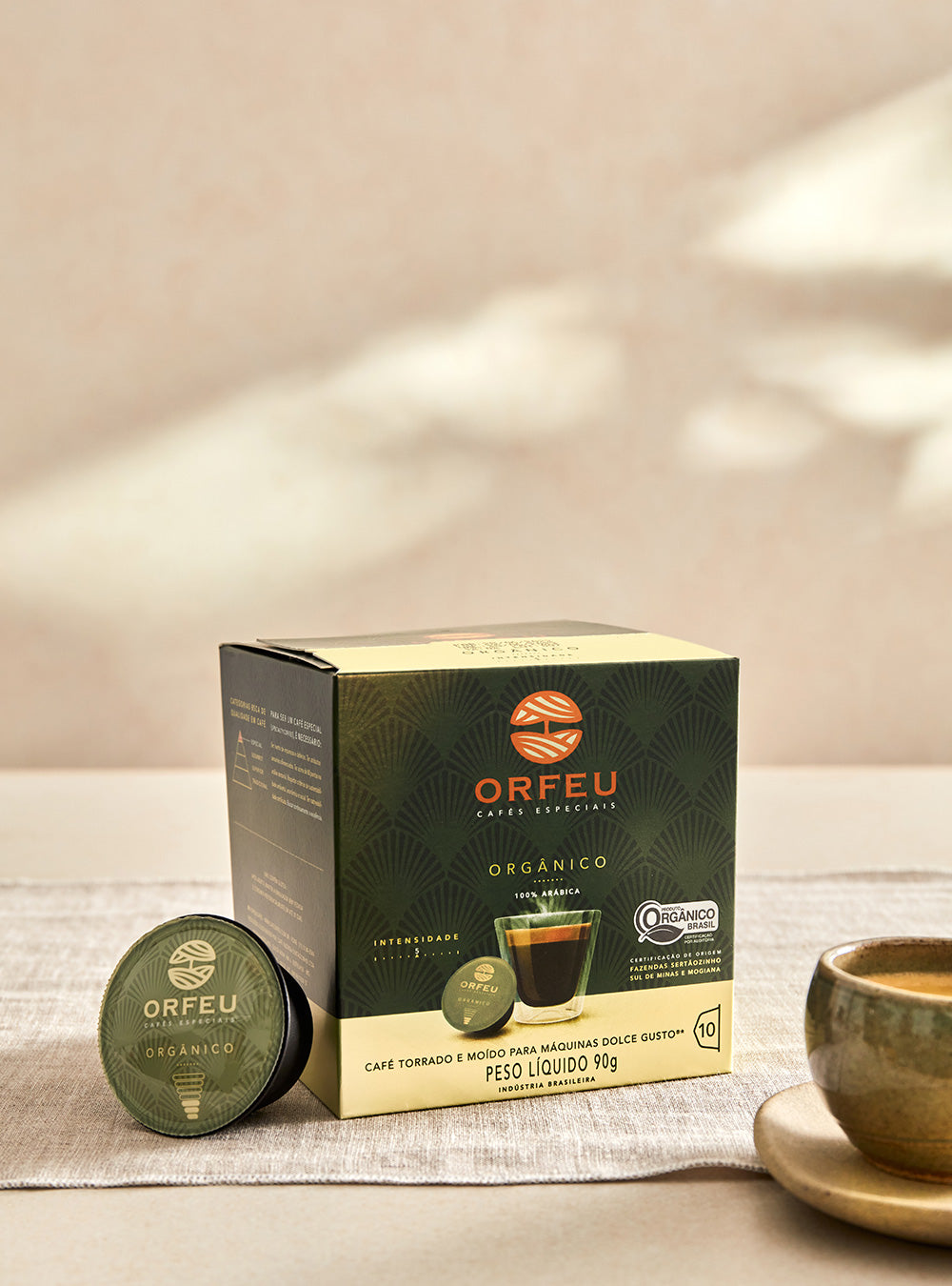 Cápsulas Orfeu Orgânico Compatíveis Dolce Gusto 10un – Café Orfeu