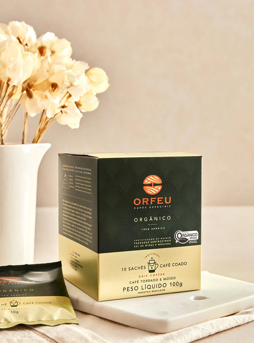 5-Pack Organic Drip Coffee - 50 sachets