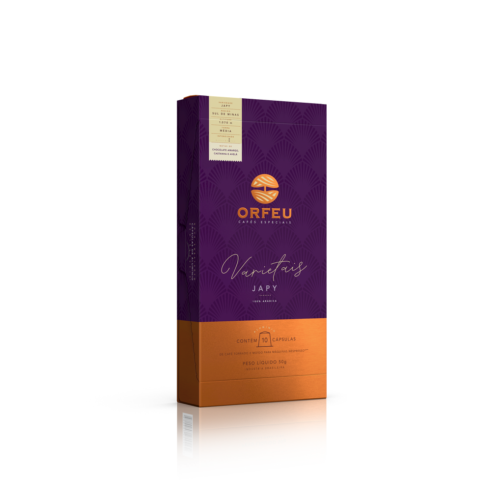Cápsulas Orfeu Japy Compatíveis Nespresso® 10 Unidades