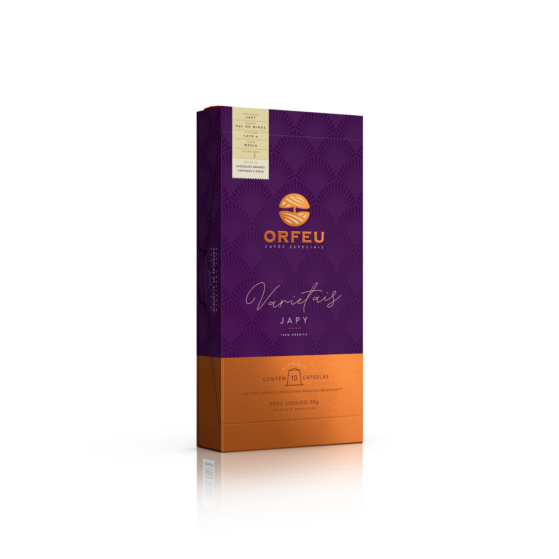 Cápsulas Orfeu Japy Compatíveis Nespresso® 10 Unidades