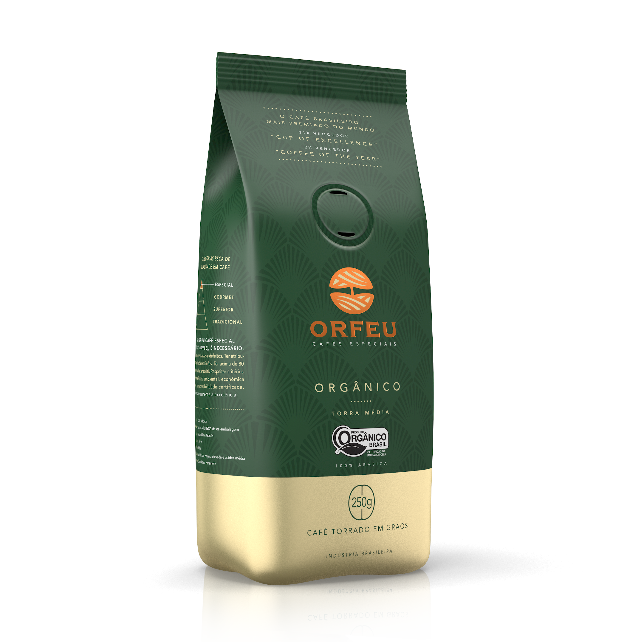Café Orfeu Orgânico em Grãos 250g