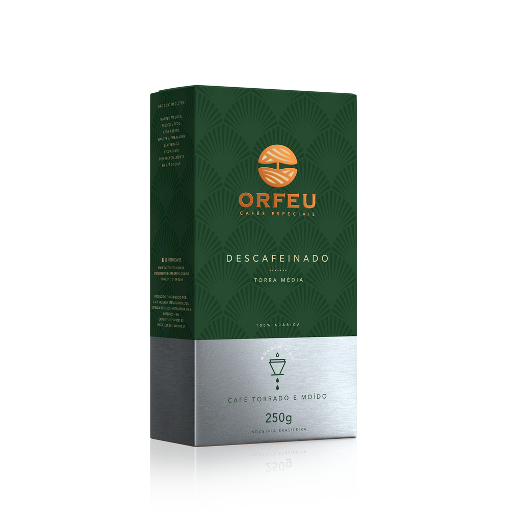 Café Orfeu Descafeinado Torrado e Moído 250g