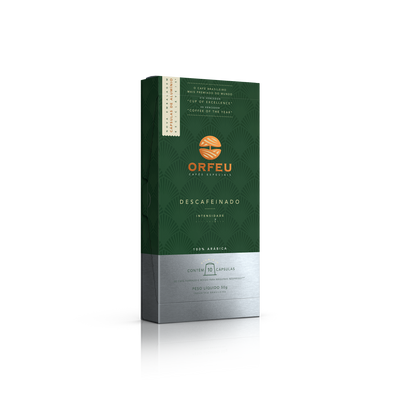 Cápsulas Orfeu Descafeinado Compatíveis Nespresso® 10 Unidades
