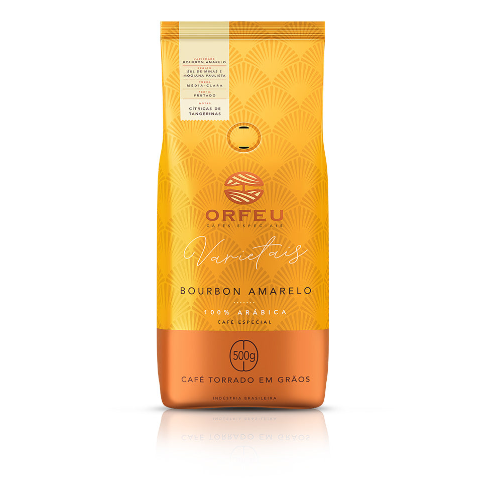 Café Orfeu Bourbon Amarelo em Grãos 500g