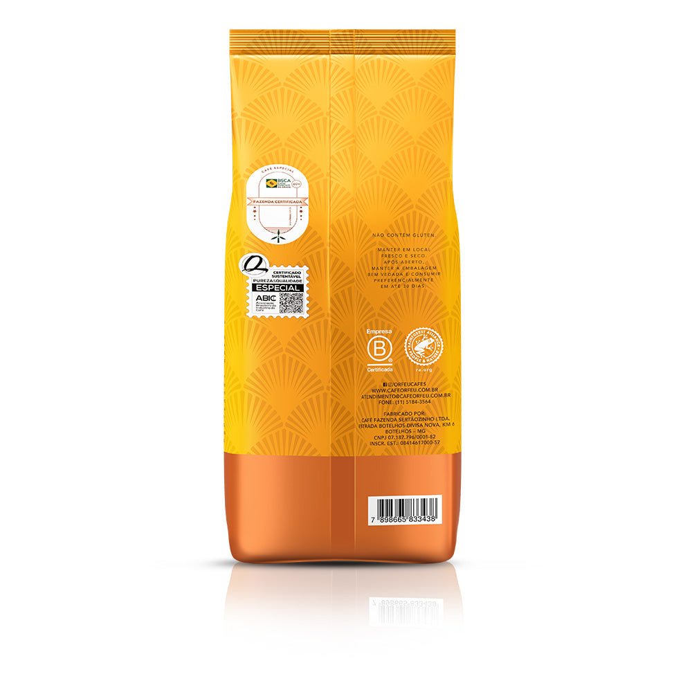 Café Orfeu Bourbon Amarelo em Grãos 500g