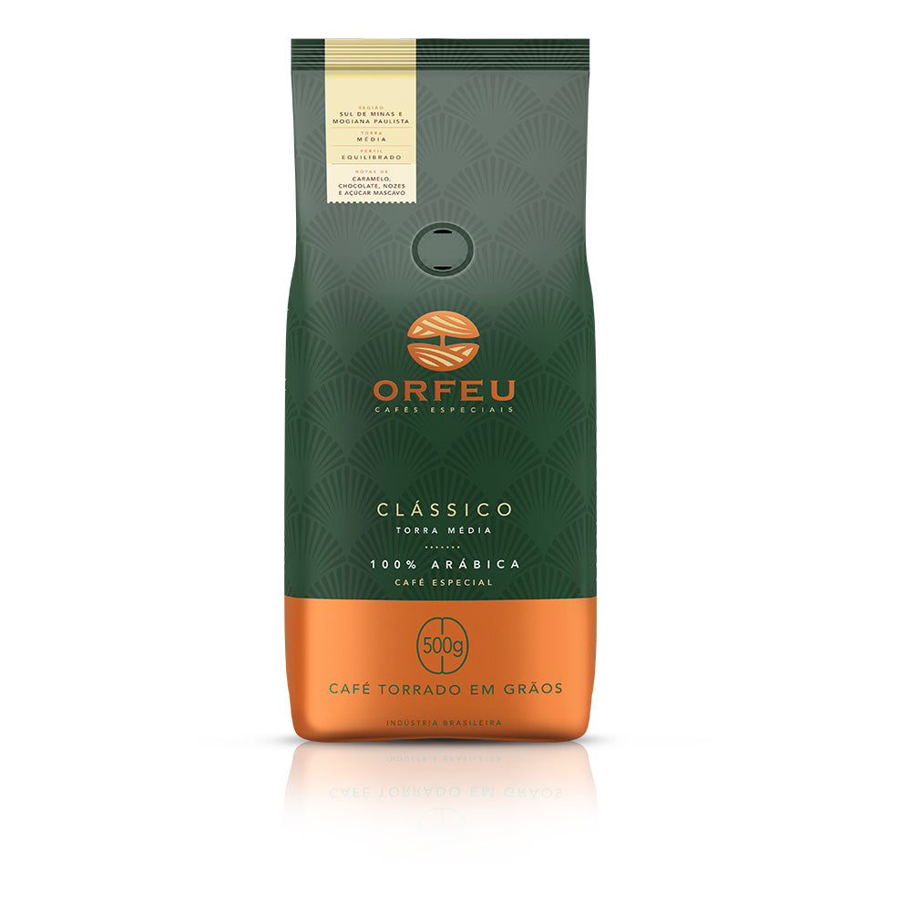 Café Orfeu Clássico em Grãos 500g