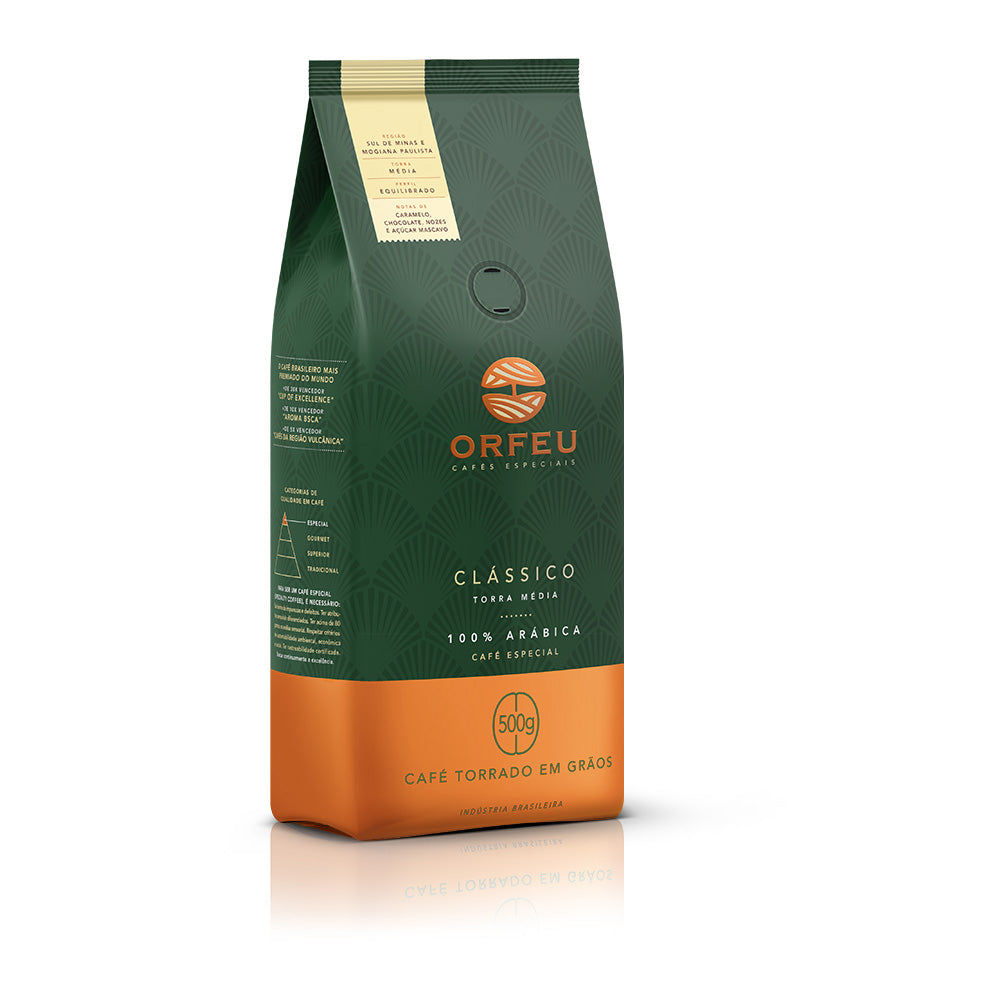 Café Orfeu Clássico em Grãos 500g