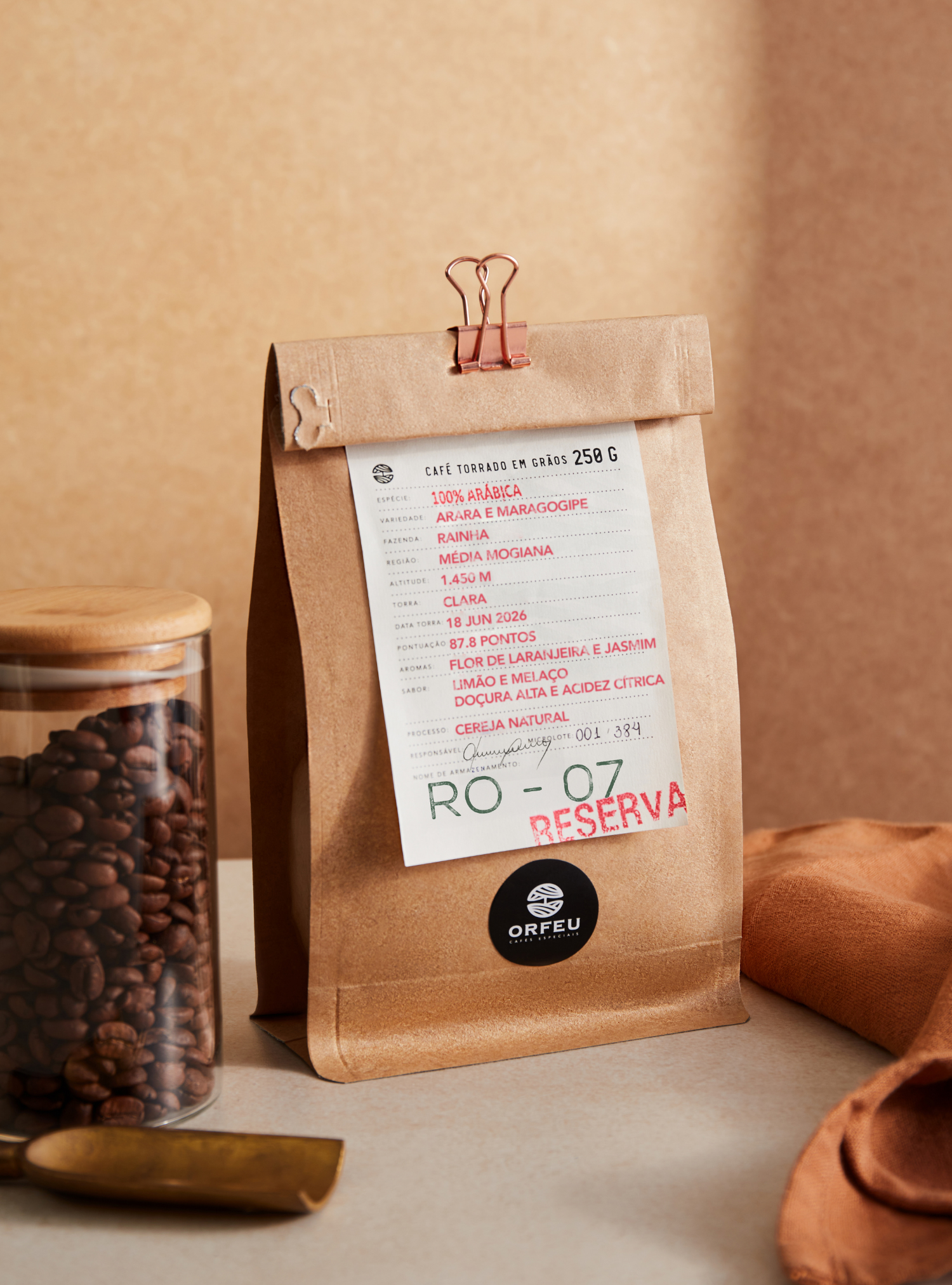 Microlote Reserva RO-07 em Grãos 250g