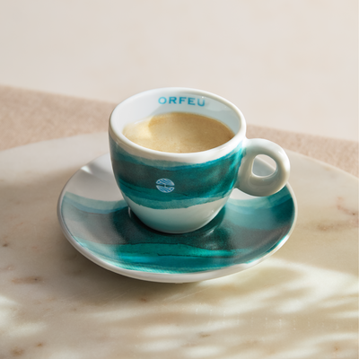 Xícara Orfeu Espresso Azul Claro
