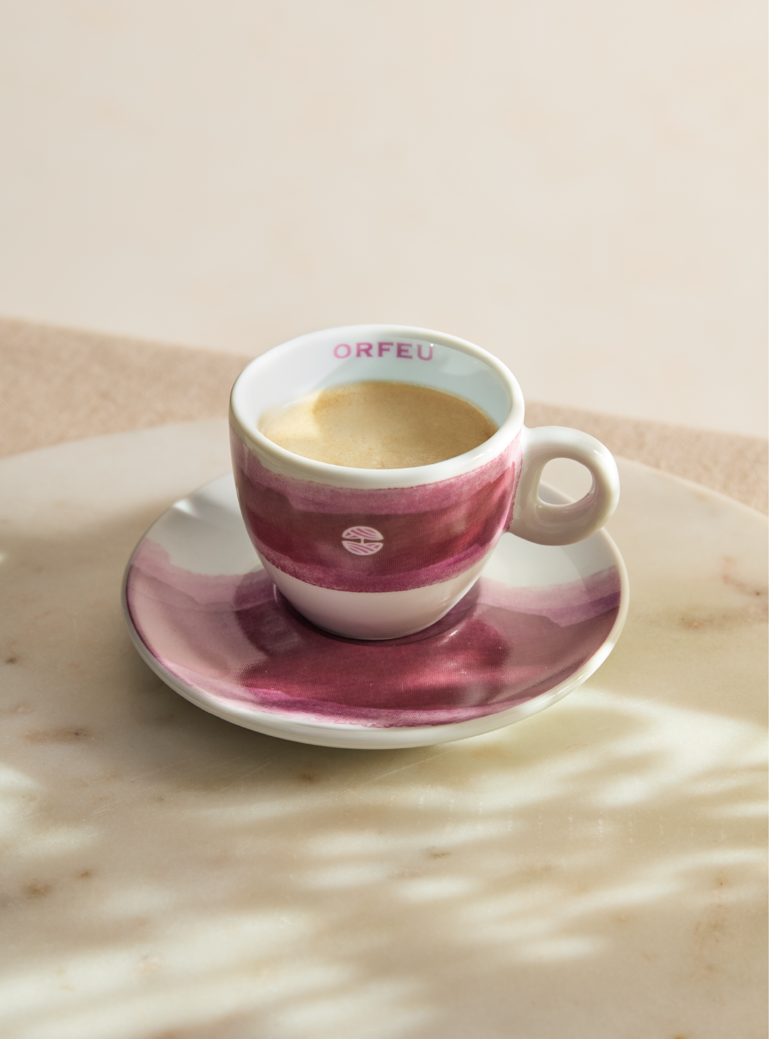 Xícara Orfeu Espresso Rosa